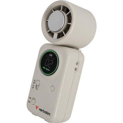 Verbatim cool`n´go ice touch pro handheld fan white/silver  32346