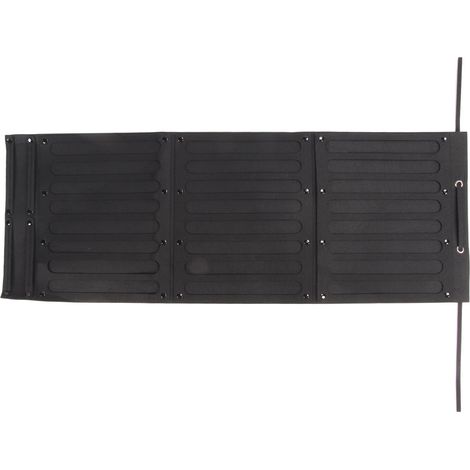 Rangee de nœuds pour bébé, grande capacité, pliable, 3 niveaux, organiseur de bandeaux pour fille, fixation murale, porte ou placard, noir (1/5)