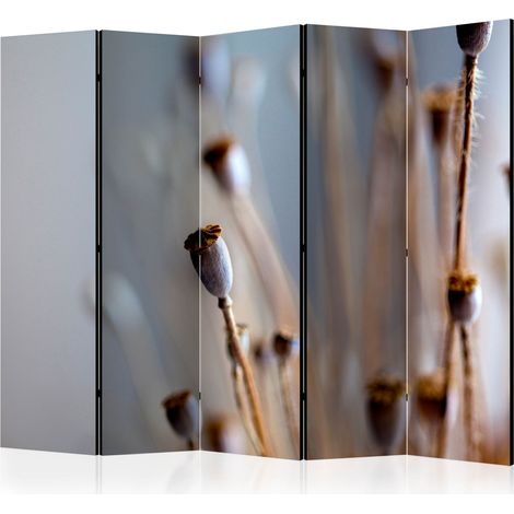 Paravento - Poppy heads II [Room Dividers] - 225x172 (1/4)