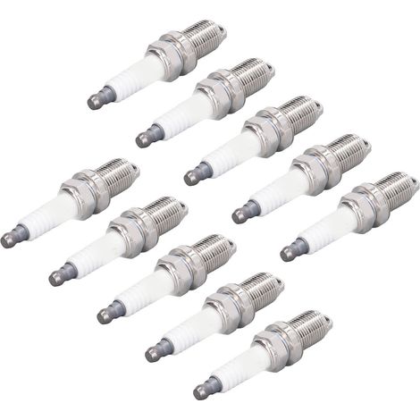 Bougie d'allumage K6RTC 10 pièces Remplacement pour CHAMPION RC12YC Compatible avec moteur Kohler 12 132 02, 12 132 02-S, 25 132 12-S (1/5)