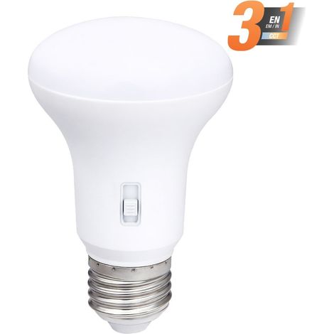 BOMB.LED REFLECTORA R-63 E27  8W.3CCT (1/2)