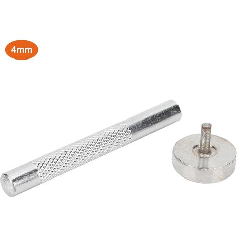 Oeillet Métallique - Poinçon En Acier Au Carbone - Pour Ceinture Et Chaussure - Taille 4mm (1/5)