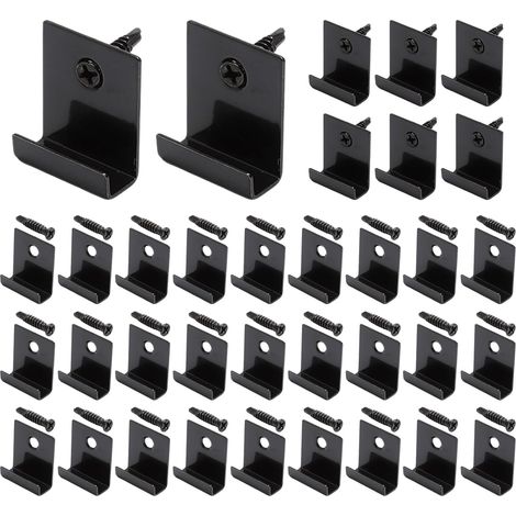 Composite Decking Clips 35 Pieces - Durable Stainless Steel Fixing for Composite Tiles Ideal for DIY Outdoor Decking and Composite Wood Flooring (1/5)