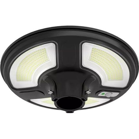 V-TAC Lampada Solare LED Giardino 10W Sensore, Telecomando e Timer IP65 Bianco Freddo