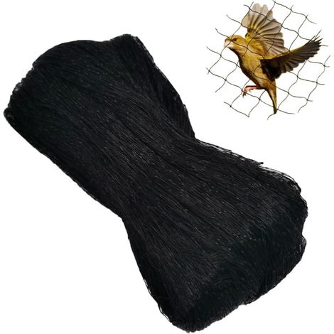 Filet anti-oiseaux, filet anti-oiseaux 4 m x 10 m, filet de protection contre les oiseaux