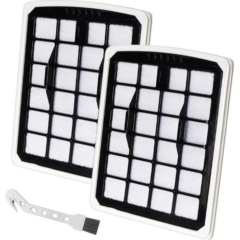Filtre HEPA pour aspirateur Eureka NF Apollo - Durable et lavable (2 pré-filtres, 1 brosse de nettoyage) (1/4)