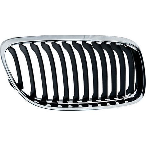 Grille de calandre avant droite chromée et noire BMW Serie 3 E90/E91 phase 2 2008-2011
