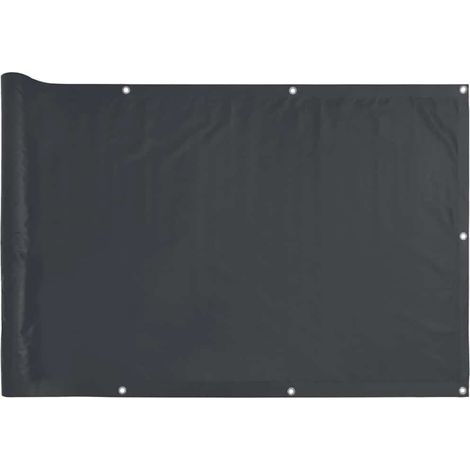 Écran d'intimité de balcon，Brise-vue，Paravents de balcon anthracite 500x120 cm PVC CFW310778 (1/5)