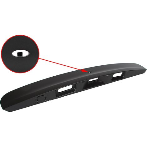 Moldura de port贸n trasero Nissan Qashqai J10 06-13 NEGRO + orificio para LLAVE INTELIGENTE (1/2)