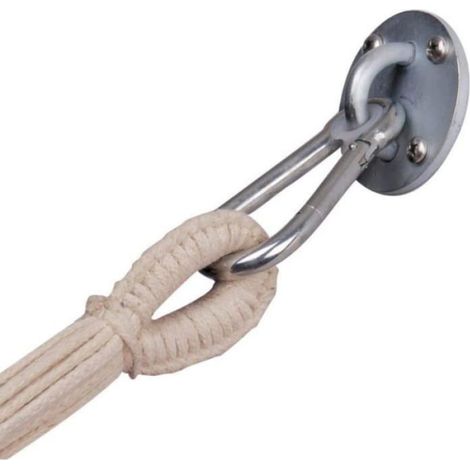 Plaque de support en acier inoxydable pour hamac de yoga, boucle supérieure pour sac de sable, crochet pour chaise suspendue (1/2)