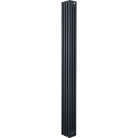 Traditional 4 Column Radiator - 1800 x 200mm - Anthracite Grey