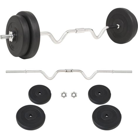 vidaXL Set per Bilanciere da 30 kg