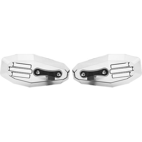 Protège-mains moto universel 2 pièces en polycarbonate transparent, accessoire de protection pour guidon, pare-brise anti-vent (1/5)