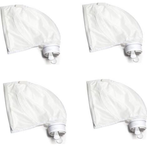4pcs Sacs de nettoyeur de piscine,Sac Pour Robot robot piscine, remplacement de la poche en nylon pour de Polaris 280&480 Sac de Filtration Universel pour 280/480 Sacs de Rechange Polaris (1/5)