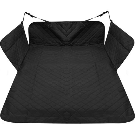 Housse de coffre rembourrée pour chien – Toile noire 600D haute résistance – Protection banquette voiture 170 x 183 cm – Installation facile – Primematik