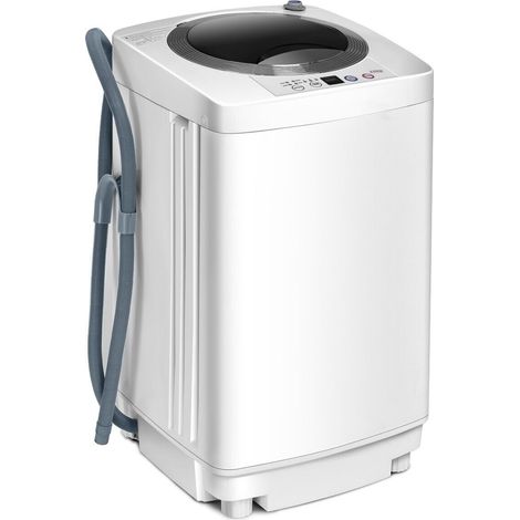 COSTWAY 2 in 1 Portable Compact Full-Automatic Washing Machine Washer/Spinner 3.5kg Load