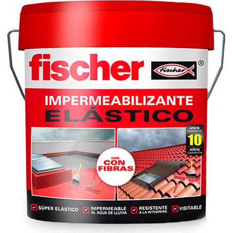 Impermeabilizzante Terracotta 4l con Fibre 548713 Fischer