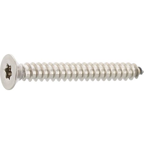 Blechschrauben 2,9x25 TX10 - Blech Schrauben mit Linsenkopf gemäß ISO14586, Edelstahl A2 - 1000 Stück