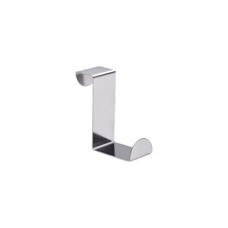 Otto ganci reversibili a forma di Z in acciaio inox, adatti a porte, cassetti, armadi e cucine standard. - Crezuo (1/4)