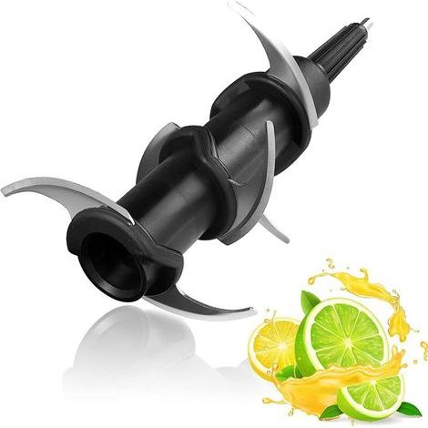 Set mit 6 stapelbaren Ersatzklingen für Ninja Blender NJ600C, NJ60ORC, NJ602CO, BL660, BL700C, BL700 und NC600CCO. Klingen aus rostfreiem Stahl. Zubehör für Küchenmaschine und Mixer. (1/5)