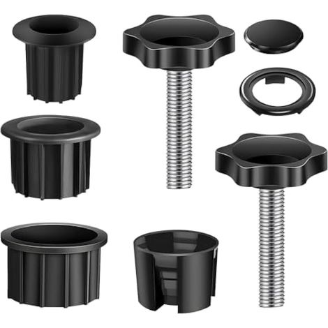 Lot de 8 bagues réductrices pour parasol, adaptateur de pied de parasol de remplacement, accessoires pour pied de parasol, pièces de rechange pour parasol de terrasse, réducteurs extérieurs, pied de p