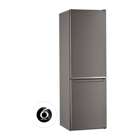 Whirlpool – Réfrigérateur congélateur bas 323L – 225L réfrigérateur, 98L congélateur – Classe E, 42dB – Portes réversibles, congélation rapide - W9821COX2 (1/5)