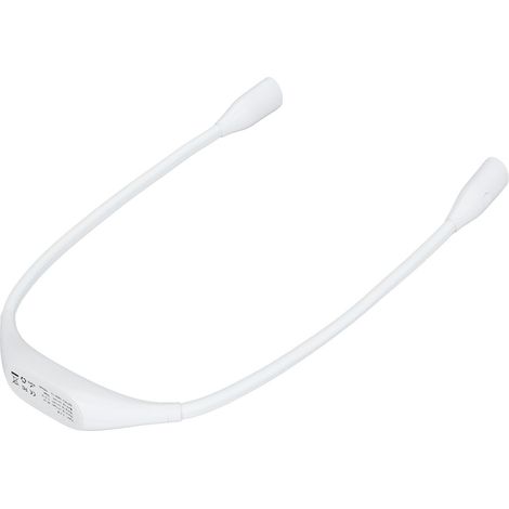 Stricklicht für den Nacken, USB-Ladefunktion, augenschonend, tragbar, LED, freihändige Lampe zum Lesen und Häkeln, Weiß (1/5)