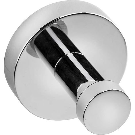 Croydex Flexi-Fix Modern Robe & Towel Hook in Chrome - Epsom (1/4)