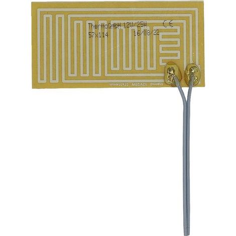 Thermo TECH Poliestere Lamina riscaldante 12 V 25 W (L x L) 114 mm x 57 mm