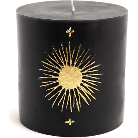 Amadeus - Bougie Soleil 10 cm (lot de 4)
