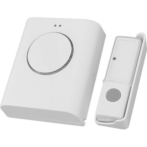 Kabellose, wasserdichte Türklingel mit 1 Sender, 1 Empfänger, wasserdichtem Ein-Knopf-Alarm und Pflegepersonal-Pager (1/5)
