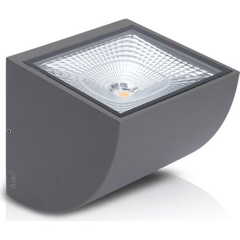 Applique murale extérieure Lampe LED 12W 6000K blanc froid IP65 ASLO