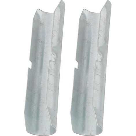 Connettori per bastoni per tende – Set di 2 giunti in metallo rinforzato per bastoni per finestre, accessori resistenti e facili da installare.