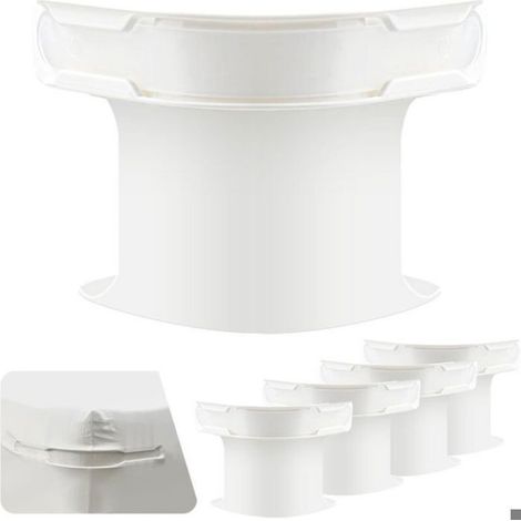Supports D'Angle Pour Draps - En PVC Résistant - Pour Matelas Standard À Hauts - Lot De 4 Pièces (1/4)