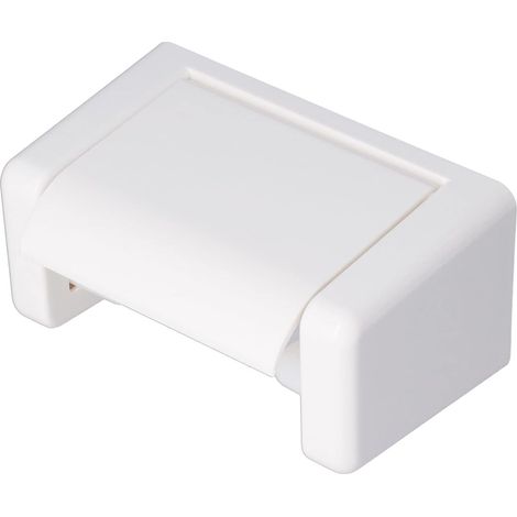 Support rouleau papier mural, plastique/mural/avec couvercle (1/5)