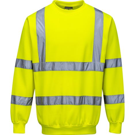 Sweatshirt Haute Visibilité couleur : Jaune taille 5XL - PORTWEST