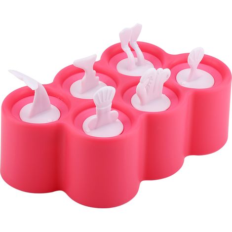Moule à glace en silicone à 6 cavités, motif animaux marins, moule à glaces maison, ustensile de cuisine (1/5)
