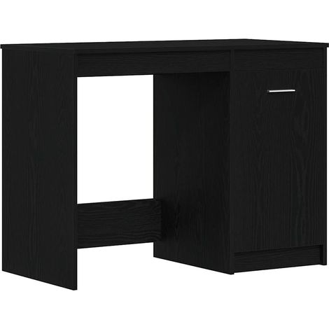 Maison Exclusive - Schreibtisch mit Speicher Schwarz Eichen-Optik