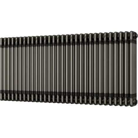 Alpha - Raw Metal Column Radiator H600mm x W1340mm 4 Column - Feet Included
