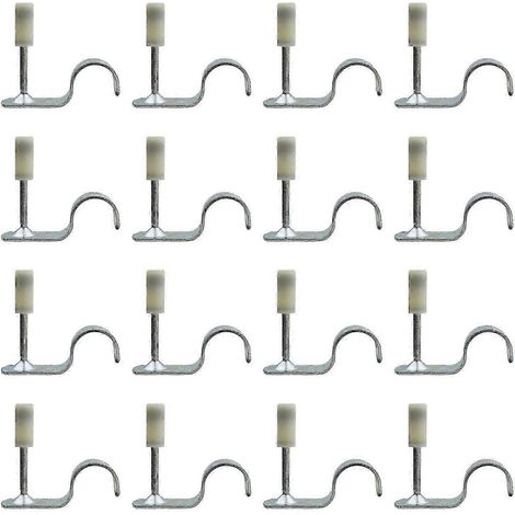 Lot de 100 clous de plafond professionnels en acier allié résistant à l'usure, mini-clous pour le travail du bois, compatibles avec la décoration intérieure, 20 mm / 0,79 po, avec clip de fixation. WH (1/4)