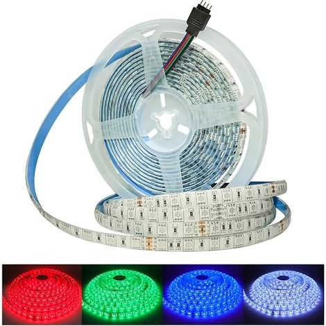 5m Reel LED Light Strip DC 24V LED Strips 5050 RGB Strip IP65 Waterproof 300 LEDs SMD 5050 (1/5)