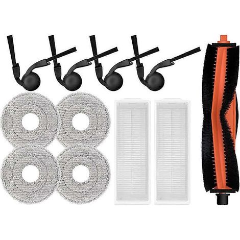 Para aspiradora robot Xiaomi S40 Pro / OV71GL: Repuestos, cepillo lateral principal, filtro HEPA, paño de fregado y accesorios. (1/4)