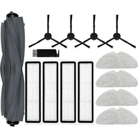 Pour brosse latérale principale Dreame Bot D9 / D10S / D10S Pro, lingettes de nettoyage avec filtre HEPA (1/5)