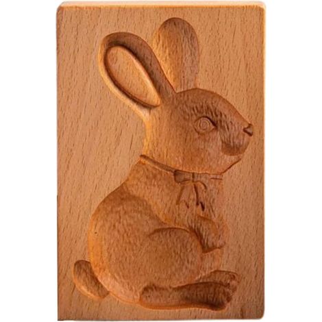 Selbstgemachte Ausstechformen aus Holz, 3D-geschnitzte Keksformen aus Holz, dekorative Keksformen zum Backen (Weihnachten, Erntedankfest, Halloween, Ostern)...