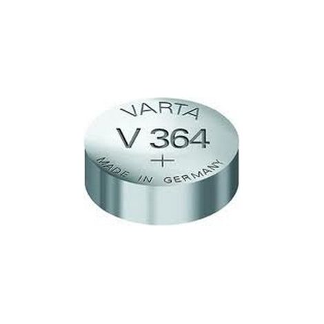 MICRO PILA BOTON VARTA SR60 - V364 1,55V (BLISTER 1 UNIID)  Ø6,8x2,15mm