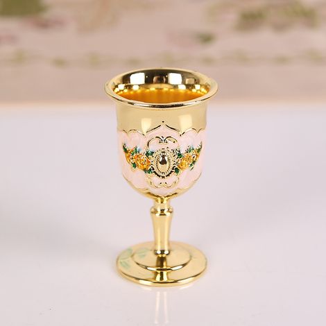 Verre à vin (orange doré) petit format, verre à vin blanc haut de gamme de style européen