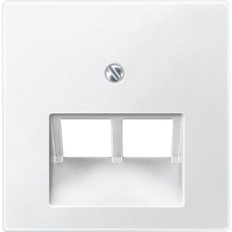 MERTEN SYSTEM M UAE INSERT, DOUBLE, BLANC POLAIRE 298019 CENTRAL PLAQUE