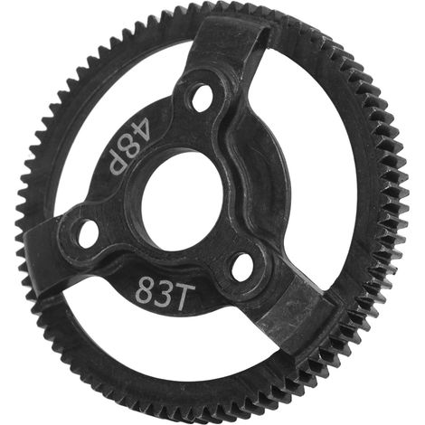 Couronne dentée en acier trempé 48P, compatible avec le kit de mise à niveau 83T pour voiture RC Traxxas Slash 2WD 1/10. (1/5)