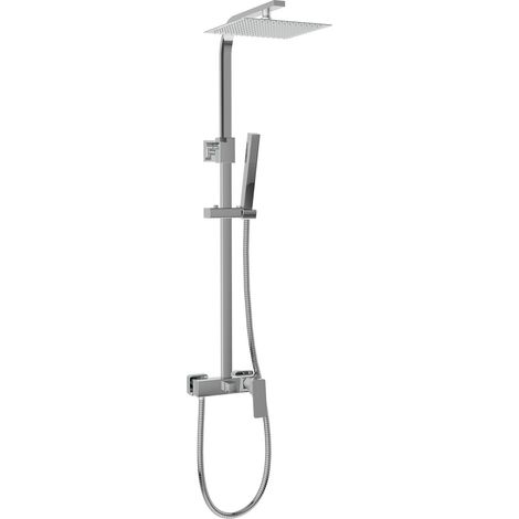 Colonne de douche carrée avec mitigeur (1/2)