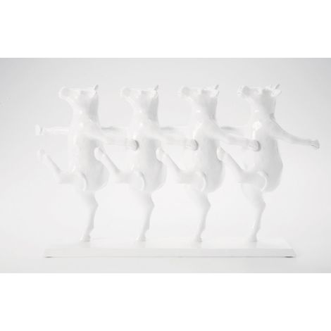 Kare Design - 69748 Statuetta decorativa mucche danzanti in poliresina 39.5x7x23 cm (1/4)